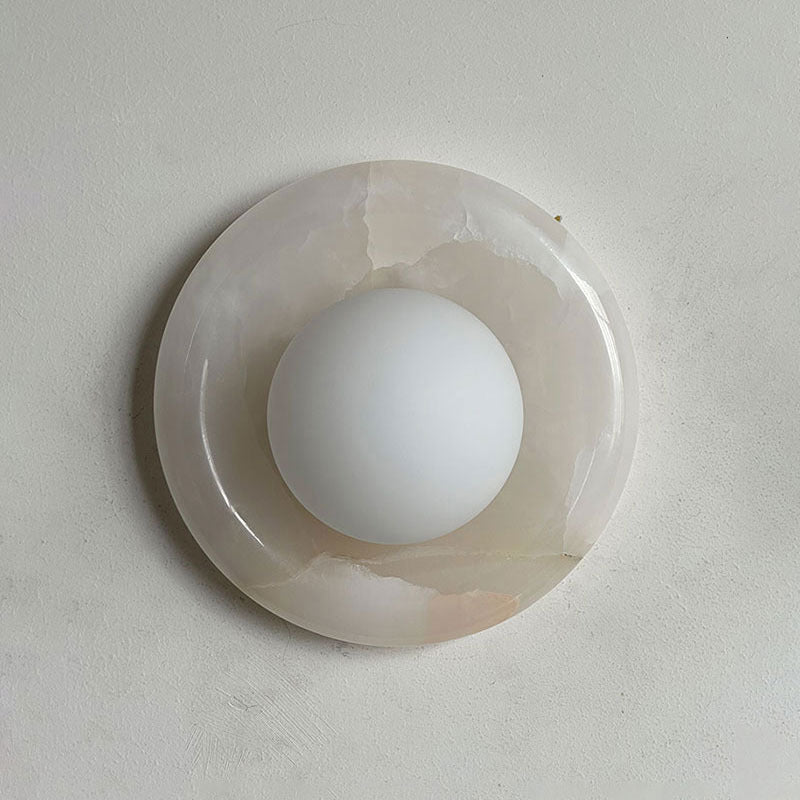 Bulgari Red Marble Wall Light
