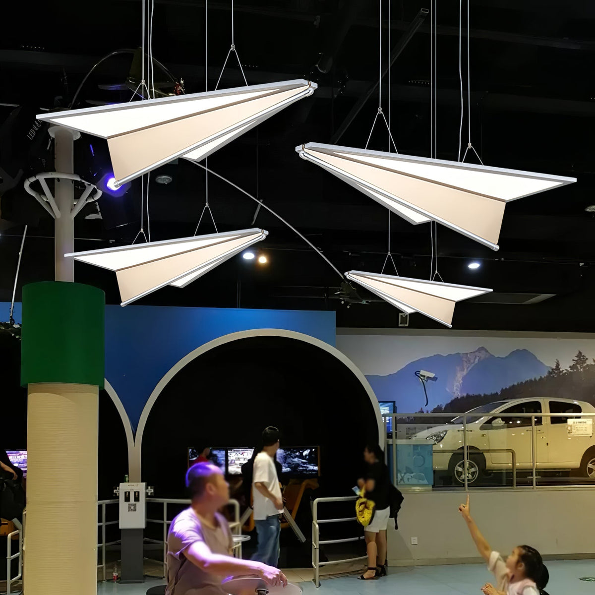 Airplane Integrated LED Pendant Light