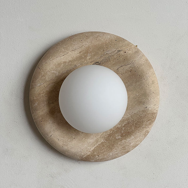 Bulgari Red Marble Wall Light