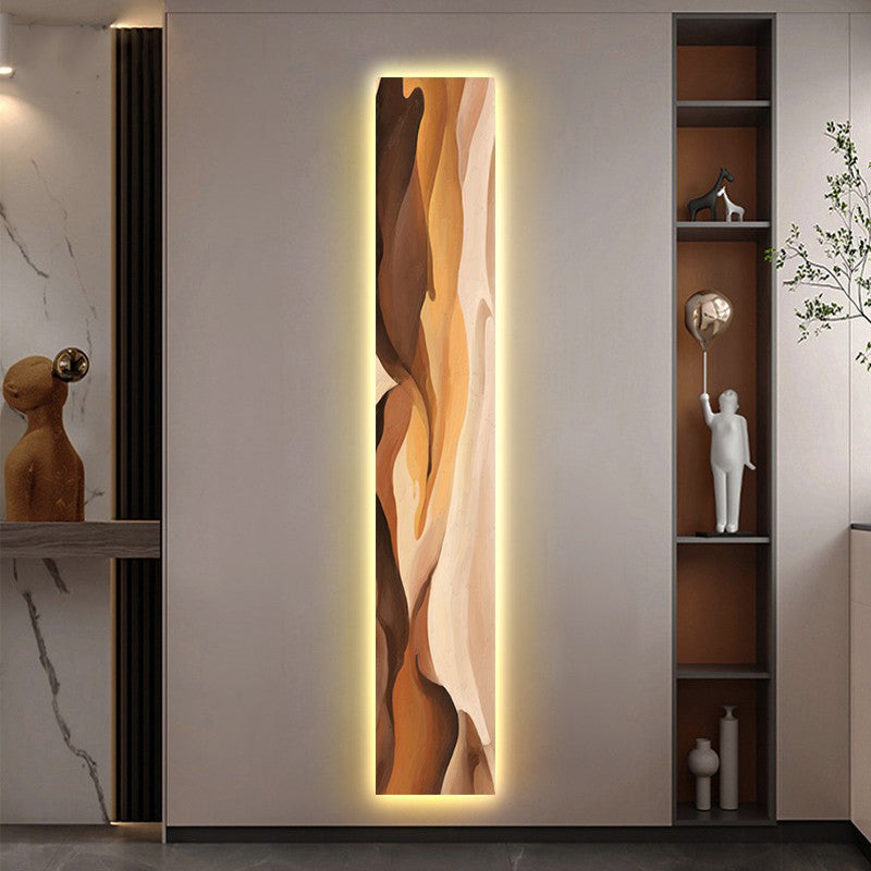 Crystal Framed LED Decorative Light Panel / Colour border A / Crystal porcelain craft crysta / 120x20