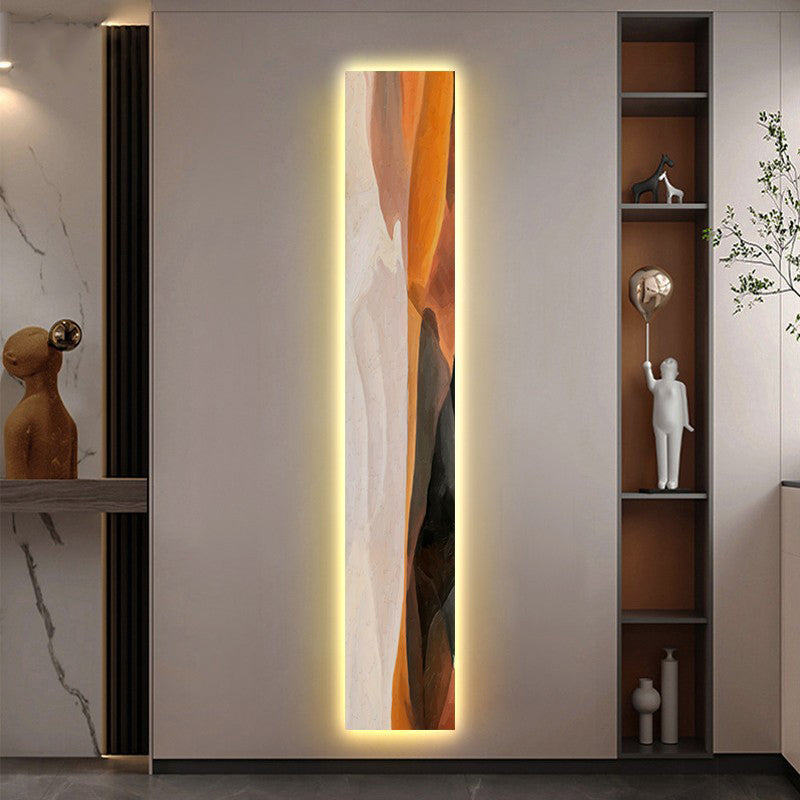 Crystal Framed LED Decorative Light Panel / Colour border B / Crystal porcelain craft crysta / 120x20