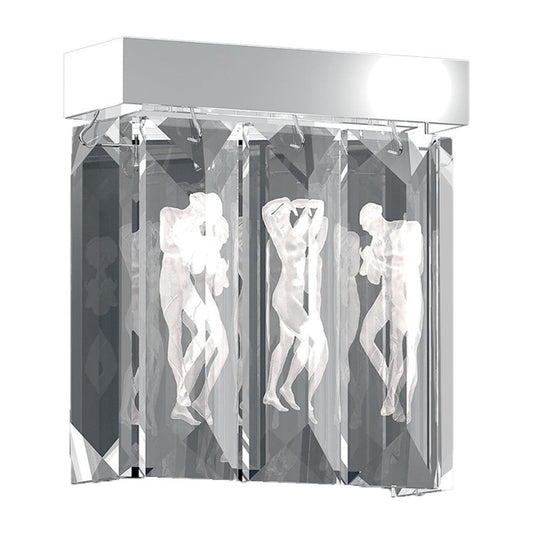 Five-Prism Crystal LED Wall Light / Default Title