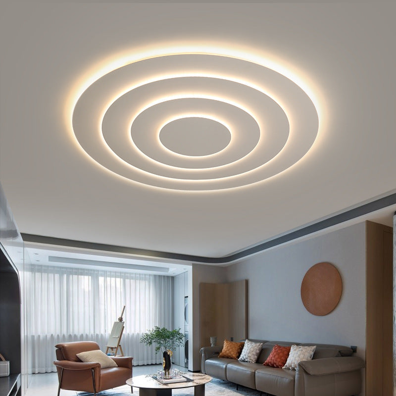 Modern Round Iron LED Ceiling Light / White light / 45cm