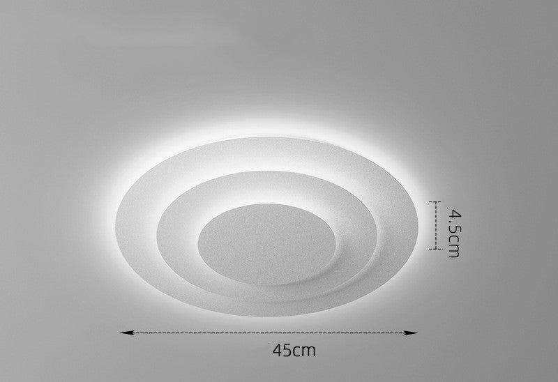Modern Round Iron LED Ceiling Light / White light / 55cm