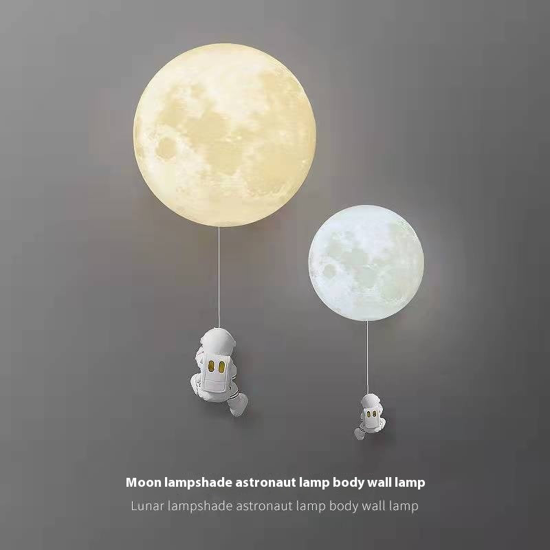 Moon and Planet Decorative Wall Light / 12 watt tricolor / Yellow Mars Diameter 15cm