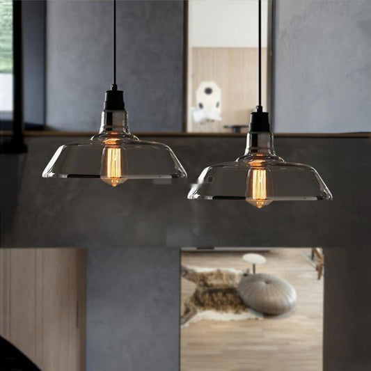 Nordic Coloured Glass Pendant Light / Standard / A Amber