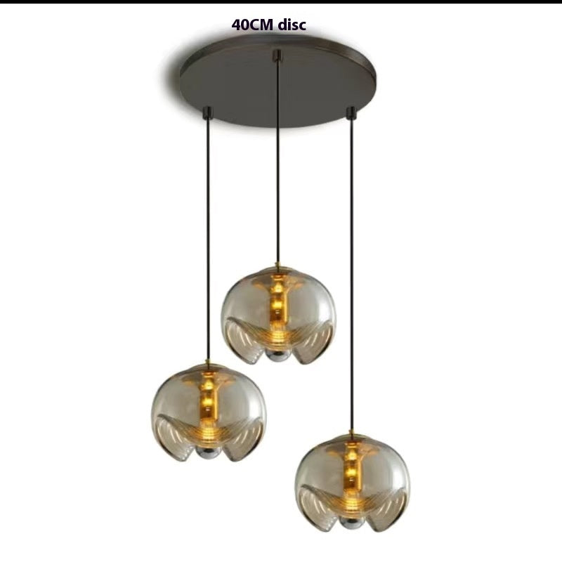 Nordic Coloured Glass Pendant Light