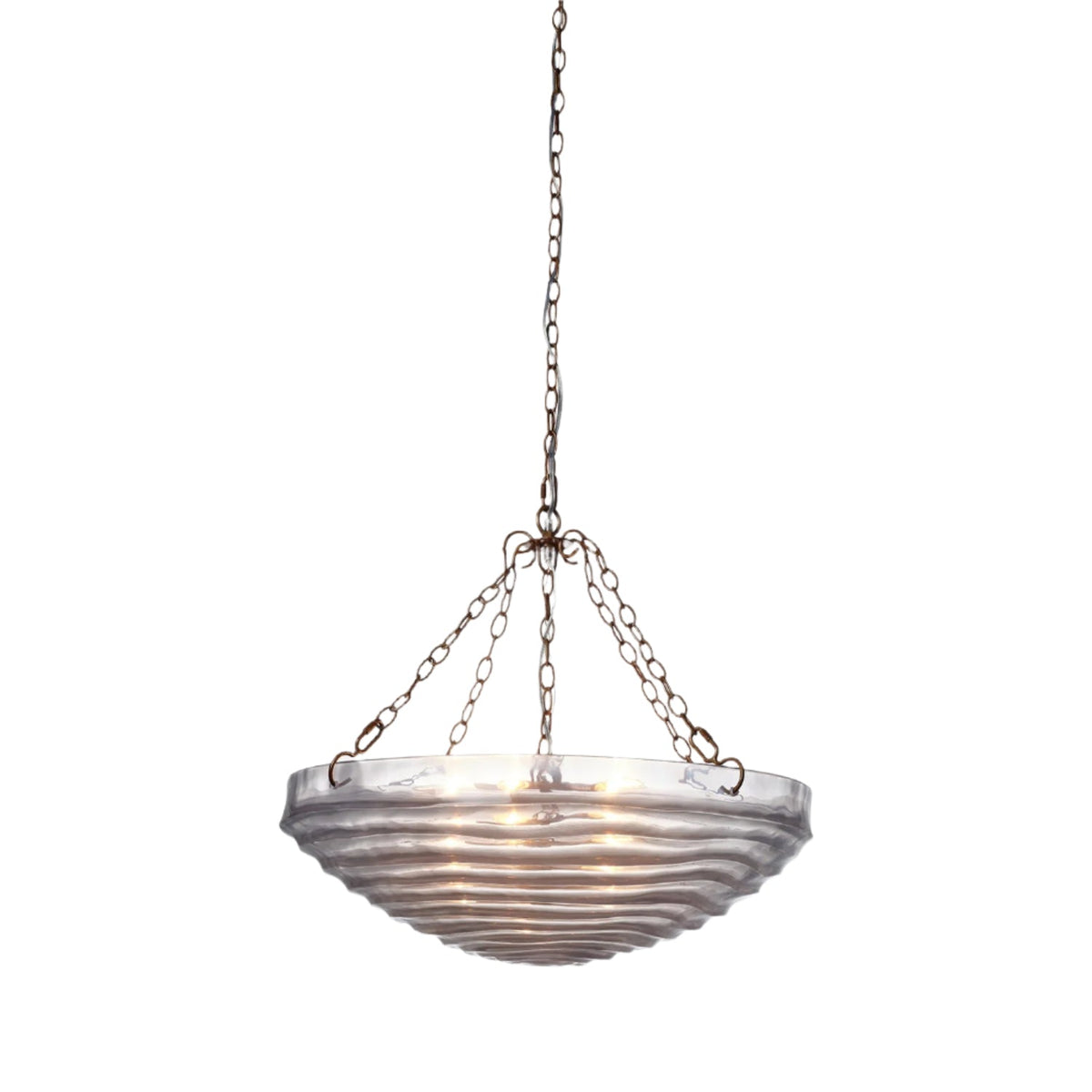 Six-Finish Decorative Chandelier / Chamomile/Gold
