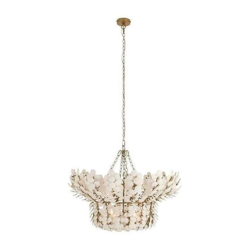 Two-Tier Coconut Shell Chandelier