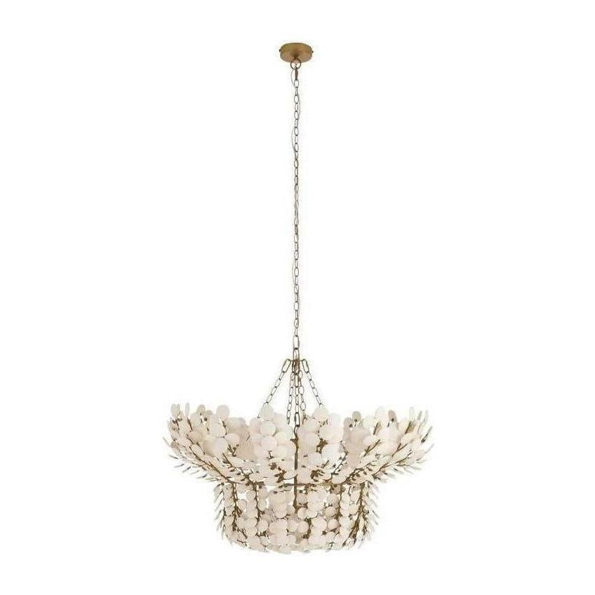 Two-Tier Coconut Shell Chandelier
