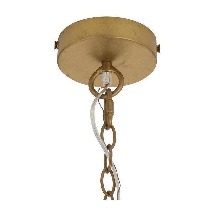 Two-Tier Coconut Shell Chandelier