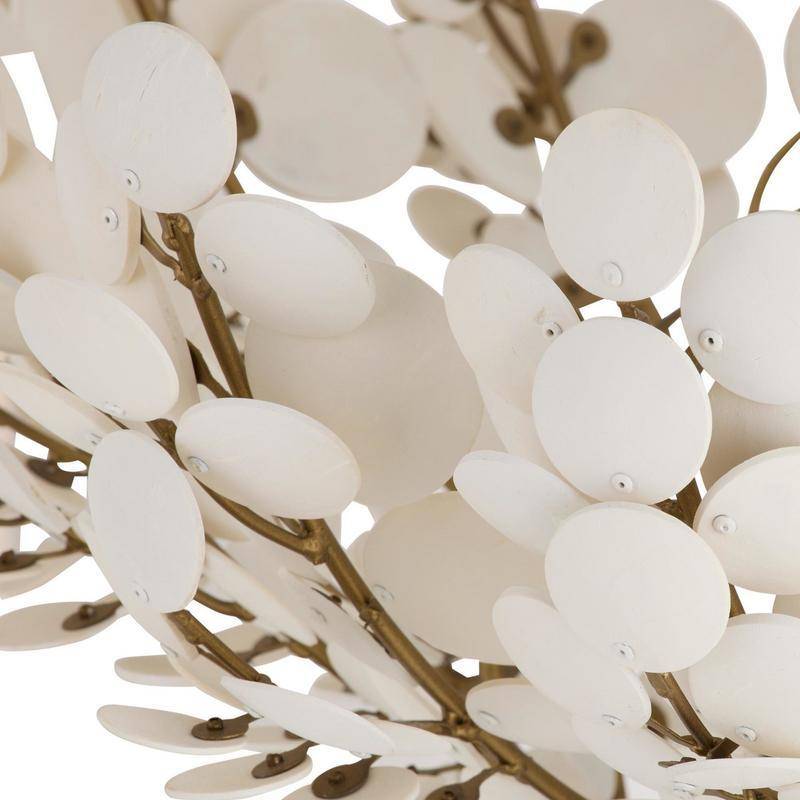 Two-Tier Coconut Shell Chandelier